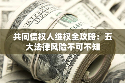 武汉共同债权人维权全攻略：五大法律风险不可不知