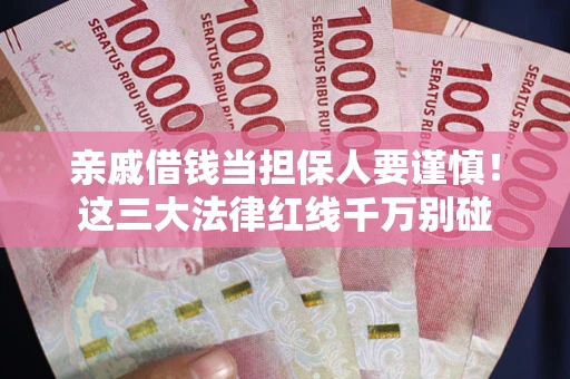 武汉亲戚借钱当担保人要谨慎！这三大法律红线千万别碰