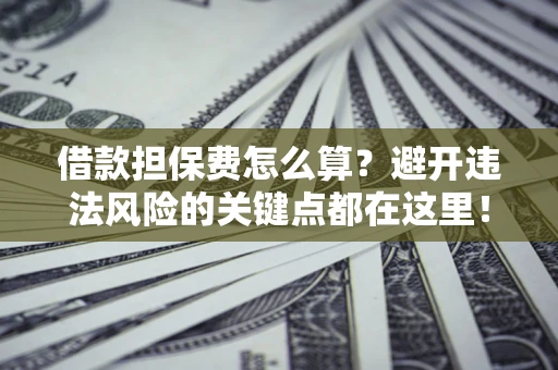 武汉借款担保费怎么算？避开违法风险的关键点都在这里！