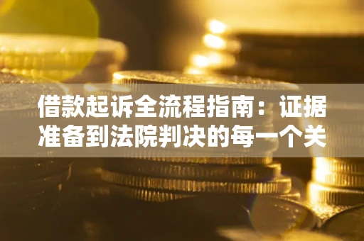 武汉借款起诉全流程指南：证据准备到法院判决的每一个关键步骤