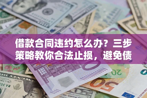 武汉借款合同违约怎么办？三步策略教你合法止损，避免债务危机升级