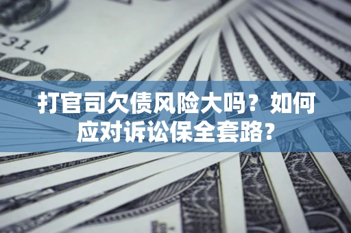 武汉打官司欠债风险大吗？如何应对诉讼保全套路？