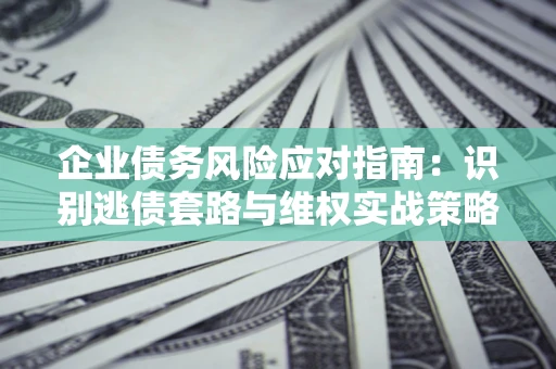 武汉企业债务风险应对指南：识别逃债套路与维权实战策略